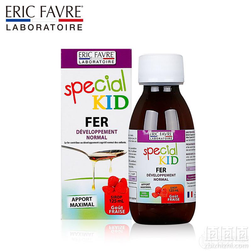 法国进口,ericfavre 艾瑞可 儿童补铁口服液 125ml*2