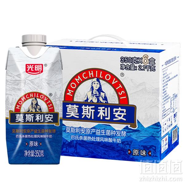 限地区,光明 莫斯利安 巴氏杀菌常温酸奶 350g*6盒