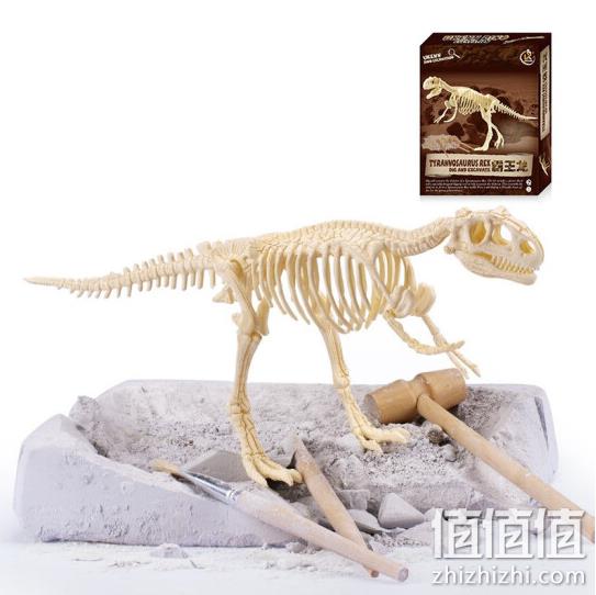 儿童恐龙化石 玩具模型 考古挖掘 霸王龙 京东商城55元包邮(需用券)