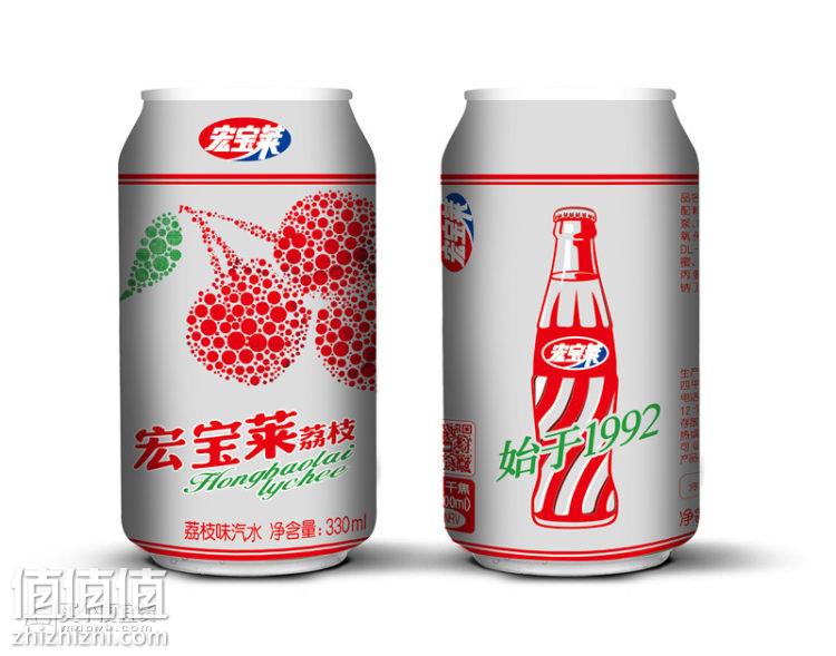 宏宝莱 装荔枝味碳酸汽水330ml*12罐