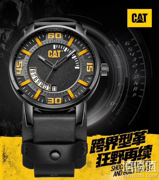 美国cat 卡特 男士夜光指针全自动机械表 m08 天猫价格券后399元包