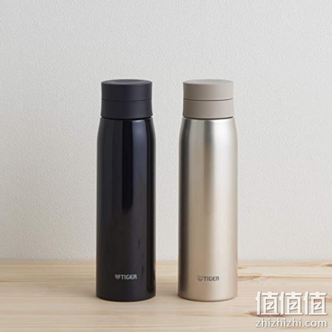 双层不锈钢:tiger 虎牌 mcy-a060 不锈钢真空保温杯 600ml 香槟色