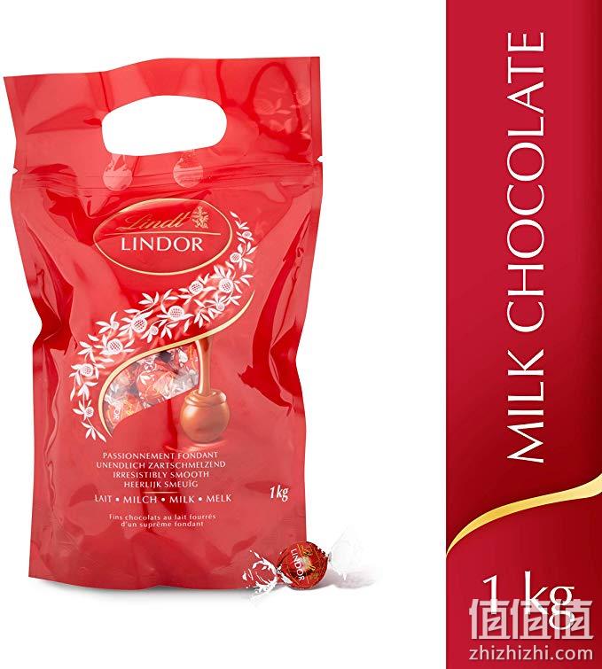 lindt瑞士莲lindor牛奶巧克力球1kg约80粒