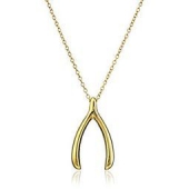 amazoncollectionsterlingsilver18寸许愿骨项链