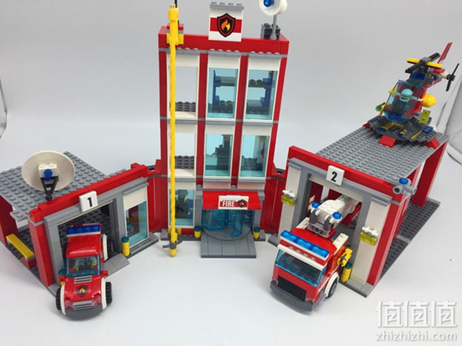 LEGO 乐高城市消防局系列积木玩具开箱及拼装