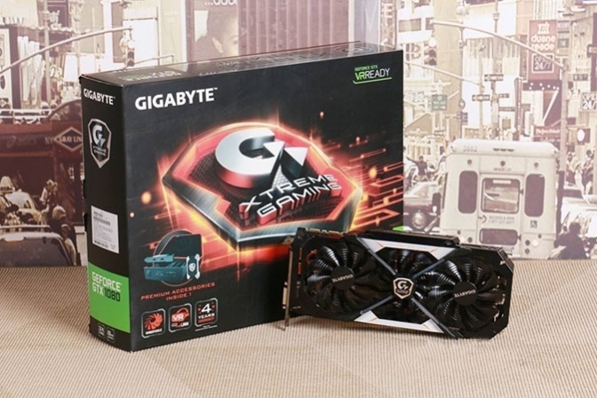gigabyte 技嘉 gtx1080 g1 gaming 8g游戏显卡开箱