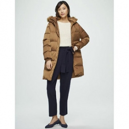 双11提前加购# GU 极优 女士长款羽绒大衣_天