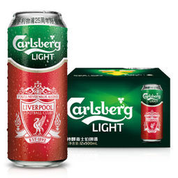 carlsberg 嘉士伯特醇啤酒 利物浦特别纪念版 500ml*12听 京东商城54