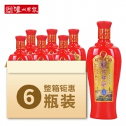 泸州原浆柔和型52度白酒500ml6瓶整箱装