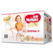 huggies 好奇 金装 婴儿成长裤 xl号 72片 *2件 京东商城207元包邮(合