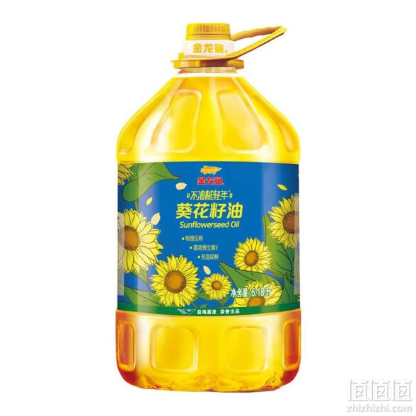 金龙鱼物理压榨葵花籽油618l