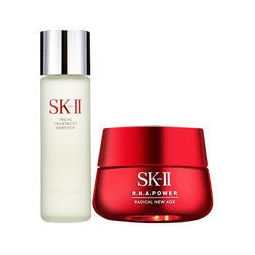 10日10点,硬核补贴: sk-ii 保湿赋活修护套装(大红瓶面霜 100g