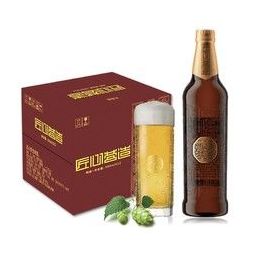 雪花啤酒(snowbeer)10度棕瓶匠心营造 500ml*12瓶 整箱装 *2件