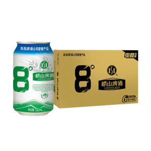 青岛啤酒崂山8度330ml