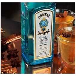 bacardi百加得bombay孟买蓝宝石金酒750ml