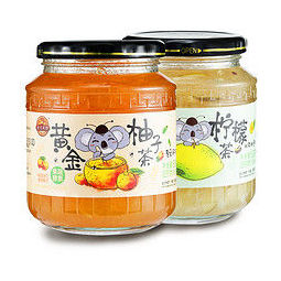 金日禾野蜂蜜柚子茶冲饮罐装500g2罐