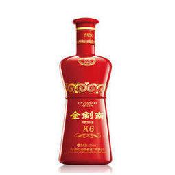 剑南春金剑南k6浓香型白酒52度500ml2件