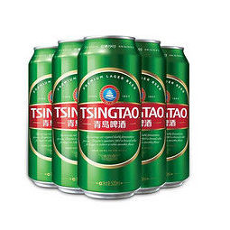 青岛啤酒(tsingtao)经典10度500ml*18听 大罐整箱装