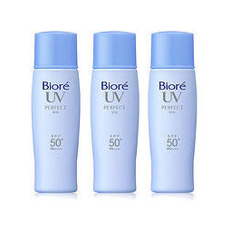 biore 碧柔 轻透倍护防晒乳防晒霜 spf50  pa     40ml 3瓶装