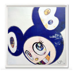 村上隆正版版画dob限量300版 手工装裱 艺术家亲笔签名版50×50cm
