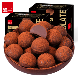 泓一 松露形 黑巧克力礼盒装210g*2