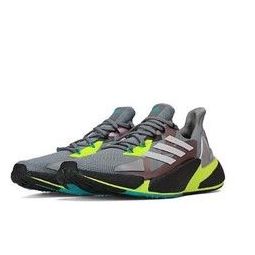 adidas阿迪达斯x9000l4男士跑鞋fw8385灰绿42