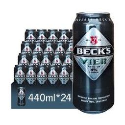 becks贝克进口啤酒440mlx24听2件