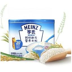 heinz亨氏超金米粉钙奶味225g3罐