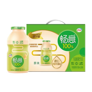 88vip yili 伊利 畅意原味乳酸菌酸牛奶 100ml*30瓶*4件 101.