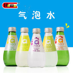 hamu矿泉气泡水饮料200ml4瓶