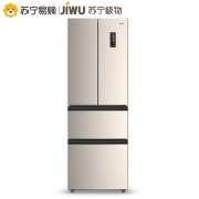 jiwu苏宁极物小biujfe3128lp312升法式多门冰箱