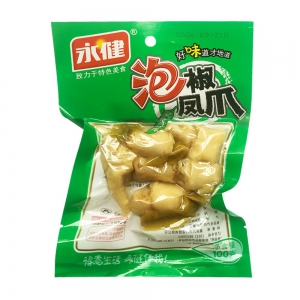 永健山椒味泡椒凤爪100g2包