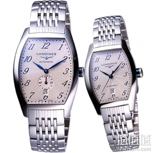 longines 浪琴 evidenza艺术酒桶型机械男表 情侣手表l2642473617400