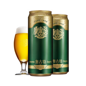 青岛啤酒高端线奥古特500ml18听2箱