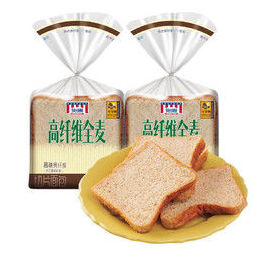 mankattan曼可顿特选高纤维全麦切片吐司面包健康轻食营养早餐烘焙全