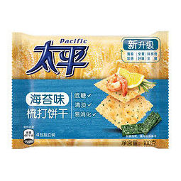 pacific太平梳打饼干海苔口味100g