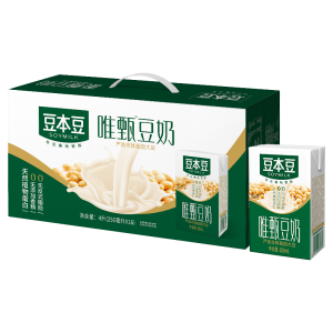 京东极速版豆本豆唯甄原味豆奶250ml16盒