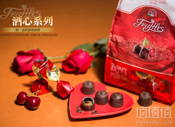 意大利进口，Truffles 德菲丝 樱桃酒心巧克力罐装700g49元包邮（需用 优惠券）