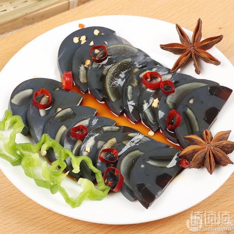 1545027070303675.jpg 神丹 无铅工艺松花皮蛋肠300g*2根 赠酱腌菜30g*2袋16.9元包邮(双重优惠)