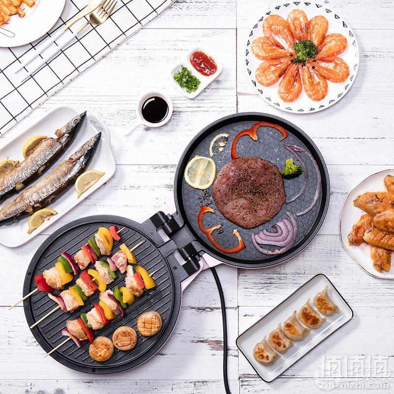 小熊 DBC-C10B1 家用双面加热 电饼铛79元包邮（需领券）
