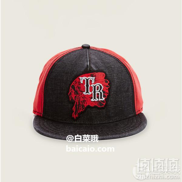 True Religion 真实信仰 Indian Head 可调节平沿棒球帽 Prime会员凑单免费直邮含税到手196元