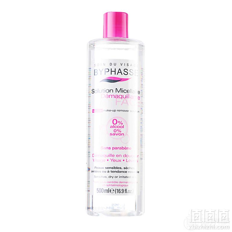 西班牙进口，byphasse 蓓昂斯 温和卸妆水500ml*3瓶 ￥101.7包邮包税新低33.9元/瓶
