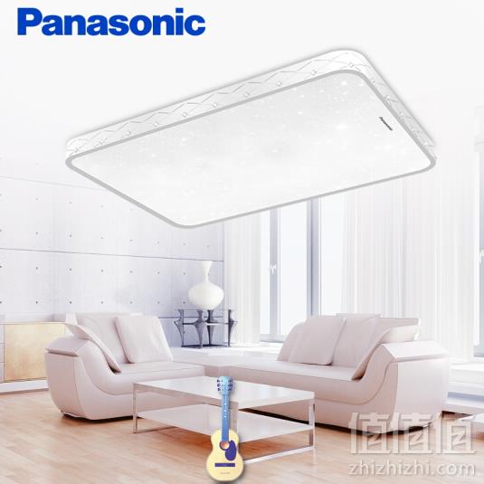 限地区，Panasonic 松下 HHLAZ4093 70W 缎带水晶无极调光调色智能遥控吸顶灯新低599.5元包邮（1件5折）
