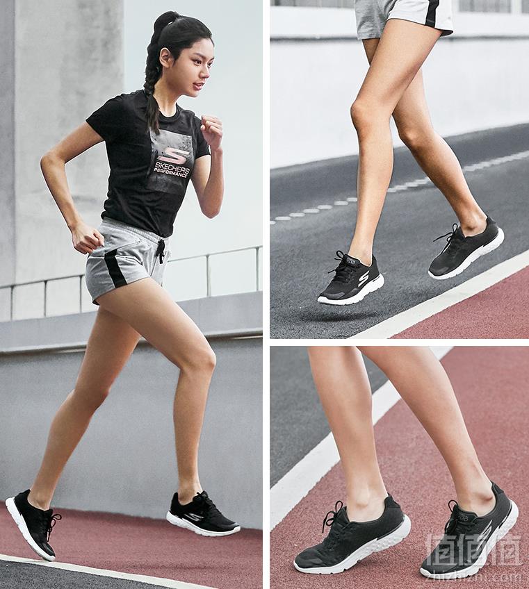 18年新款 Skechers 斯凯奇 GO RUN 400 女士时尚复古轻质跑鞋 15299新低169元包邮