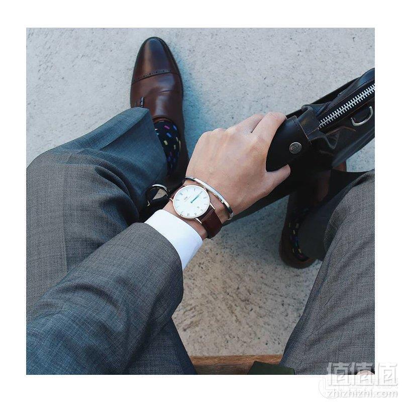 Daniel Wellington 丹尼尔·惠灵顿 银色手镯 DW00400004204.2元包邮（双重优惠）