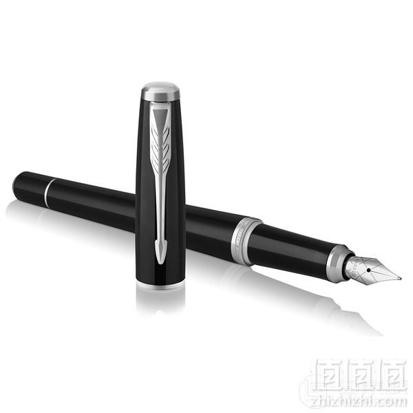 Parker 派克 Urban都市系列 M尖 黑杆银夹钢笔1931604 Prime会员凑单免费直邮含税到手157.5元