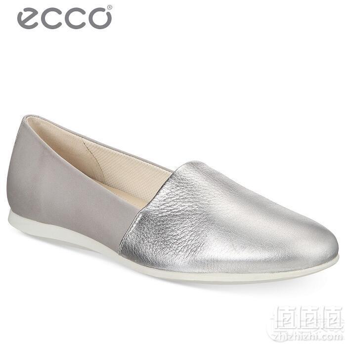 ECCO 爱步 触感 2.0 女士真皮一脚蹬平底鞋 3.3折 新低.99到手395元
