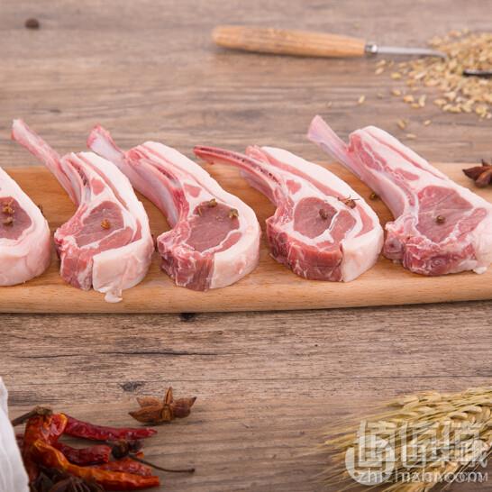 限地区，西鲜记 盐池滩羊 法式羊排 500g+羔羊骨肉汤包 500g凑单低至74.9元