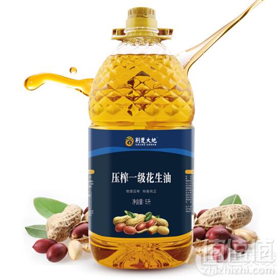荆楚大地  物理压榨 一级浓香花生油 5L64.9元