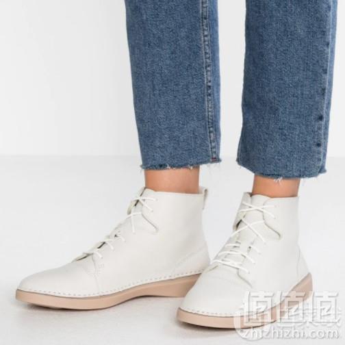限39.5码，Clarks 其乐 Hale Rise 女士牛皮高帮休闲鞋 Prime会员免费直邮含税到手354元